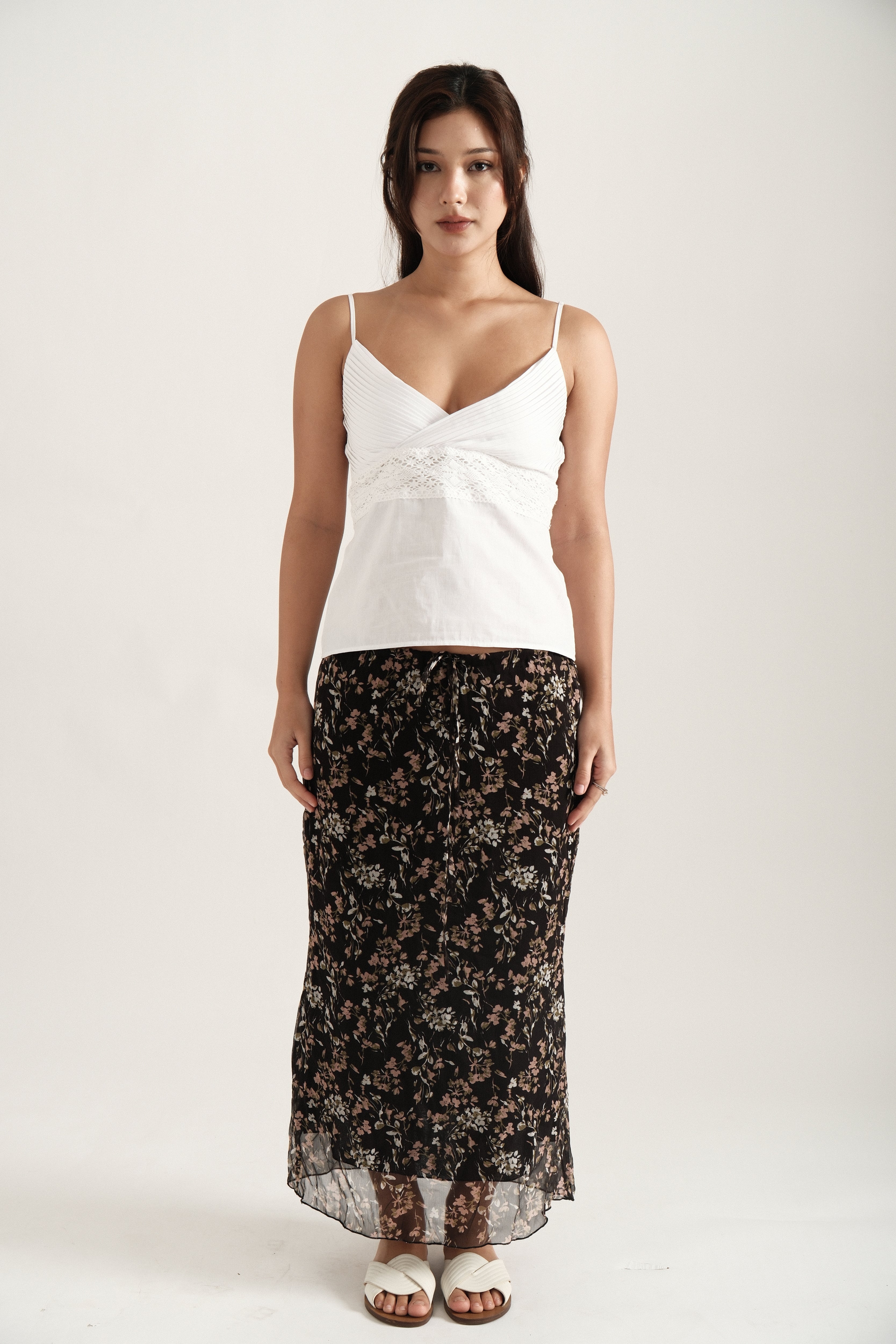 Black Maxi Spring Skirt