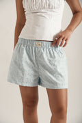 Baby Blue Eyelet Shorts