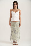 Sage Maxi Spring Skirt