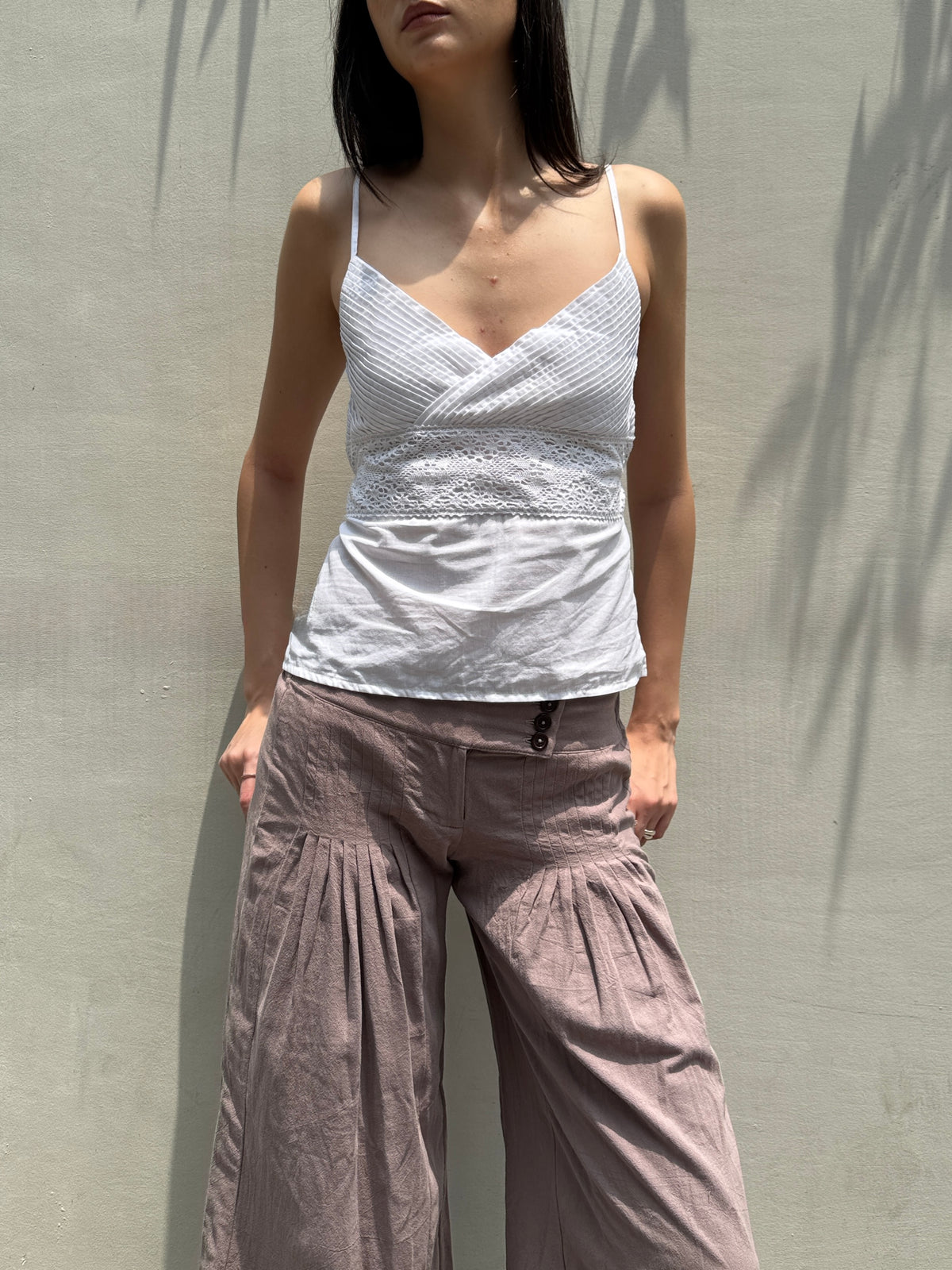 Brown Iris Pants