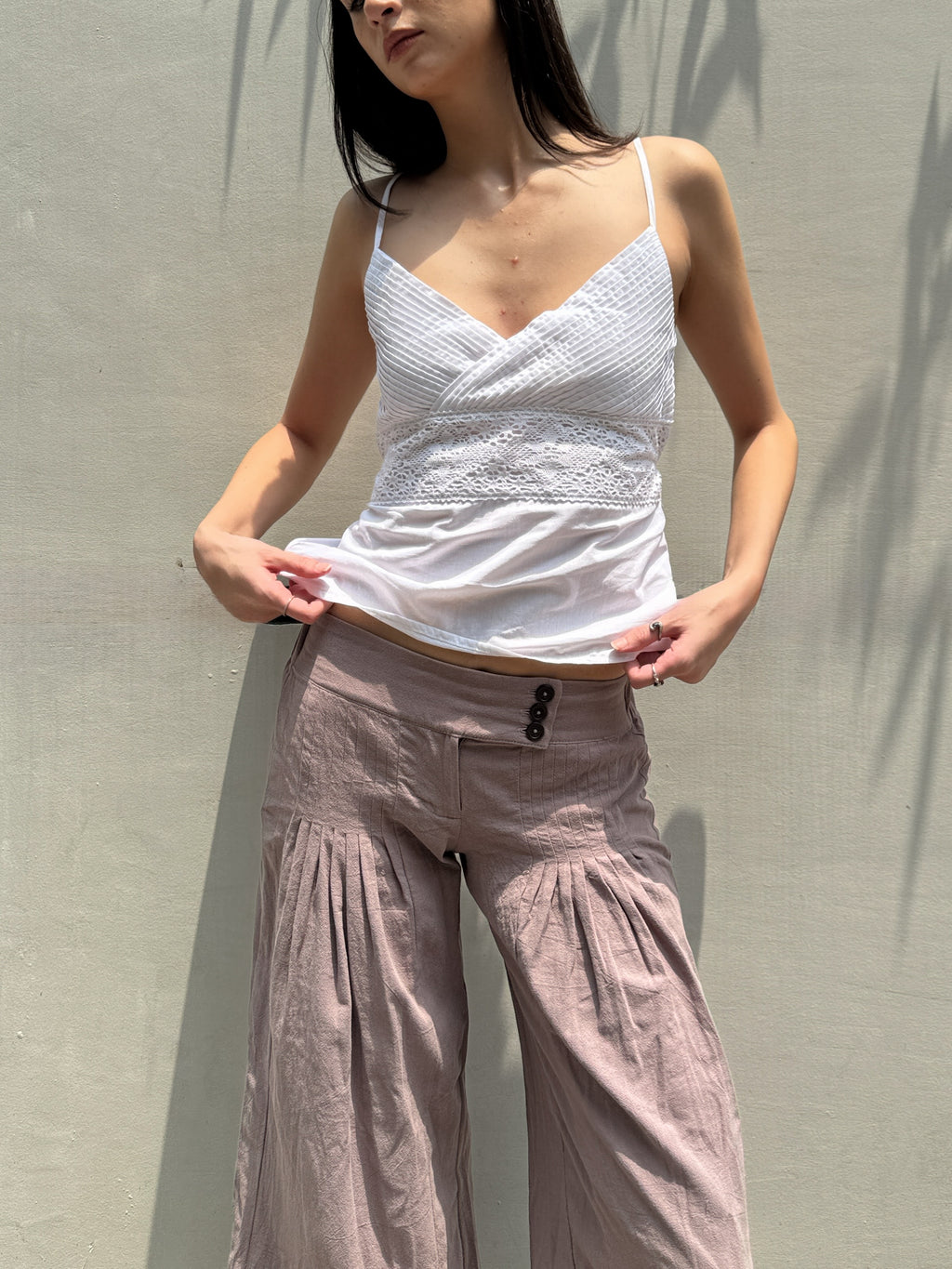 Brown Iris Pants